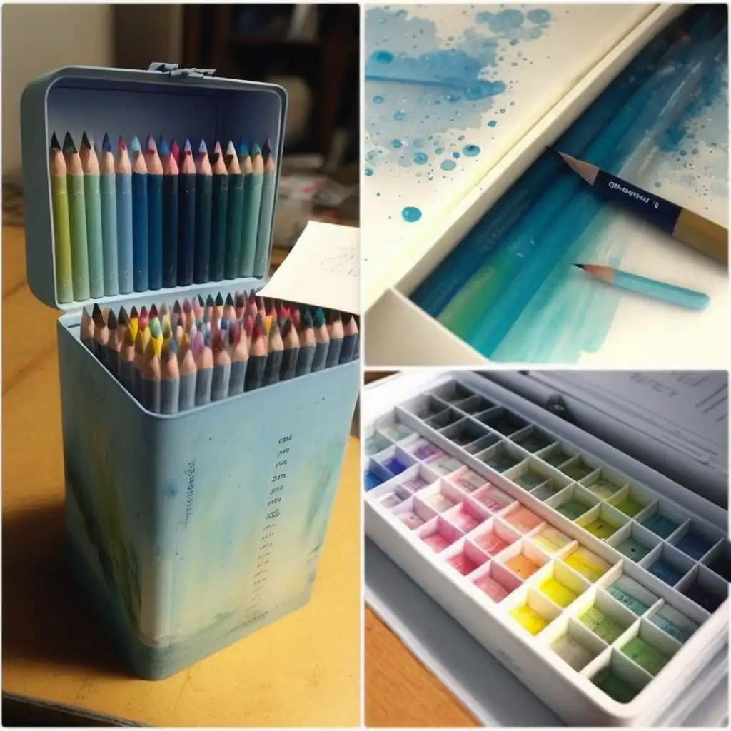 Aquarelpotloden versus aquarelverf: de voor- en nadelen