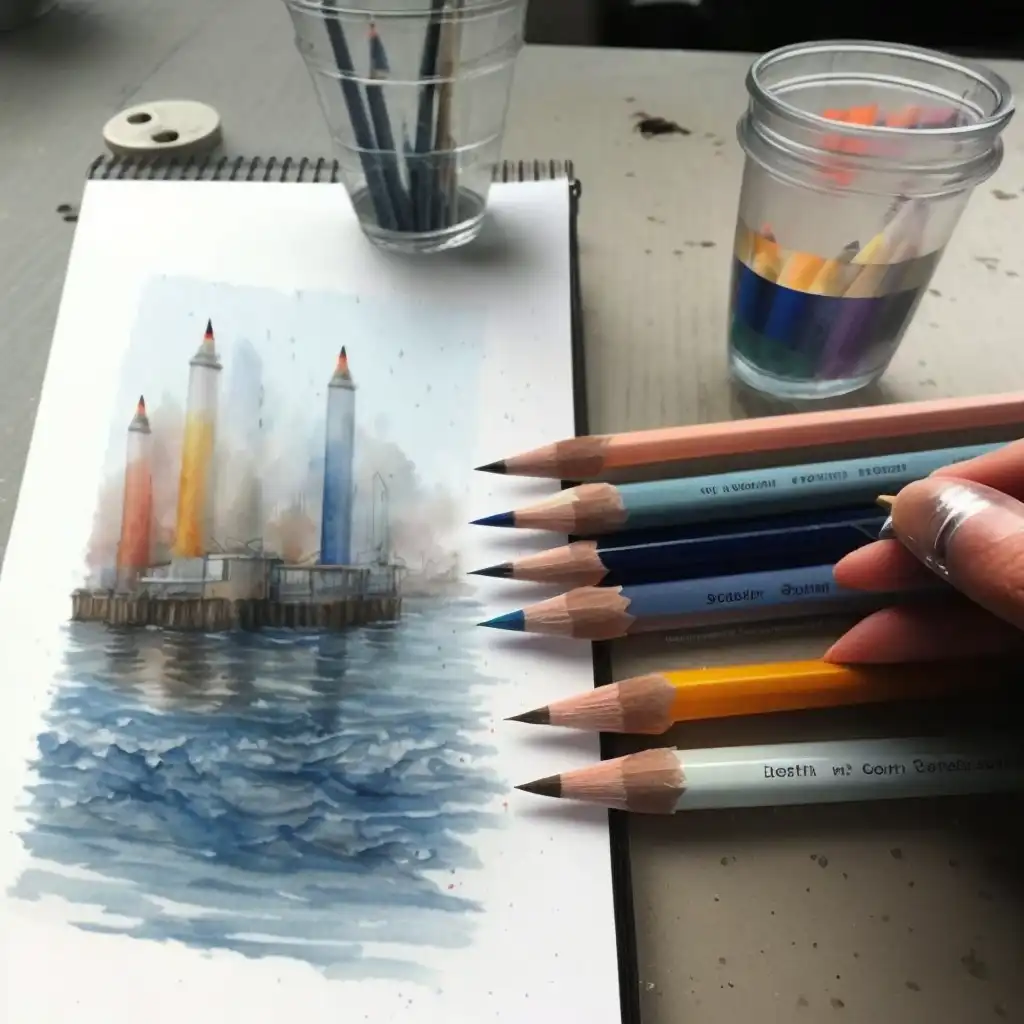 Aquarelpotloden op verschillende soorten papier: wat werkt het beste?